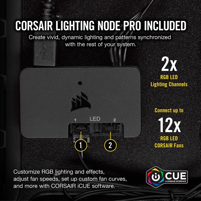 Ventiladores Corsair 2 x 140mm LL140 Led RGB Doble Halo PWM CO-9050074-WW