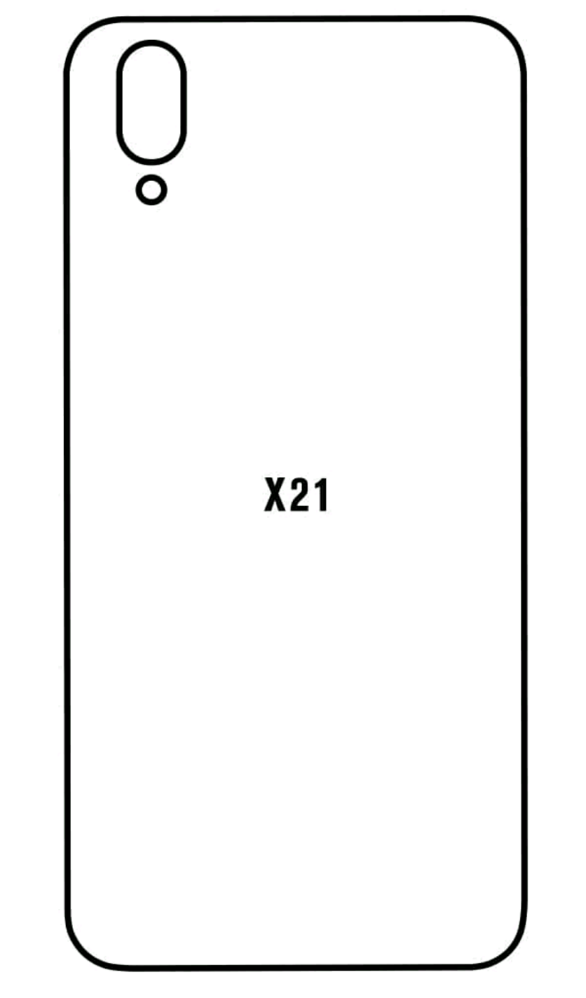 Jeco 99F Kit de Mica Hidrogel AZUL Frontal+Trasera VIVO X21