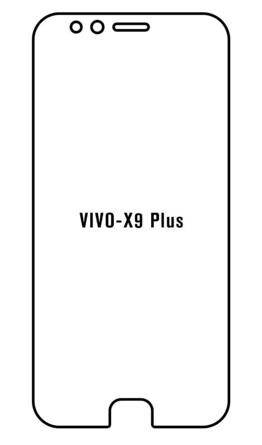 Jeco 99F Kit de Mica Hidrogel AZUL Frontal+Trasera VIVO X9 PLUS