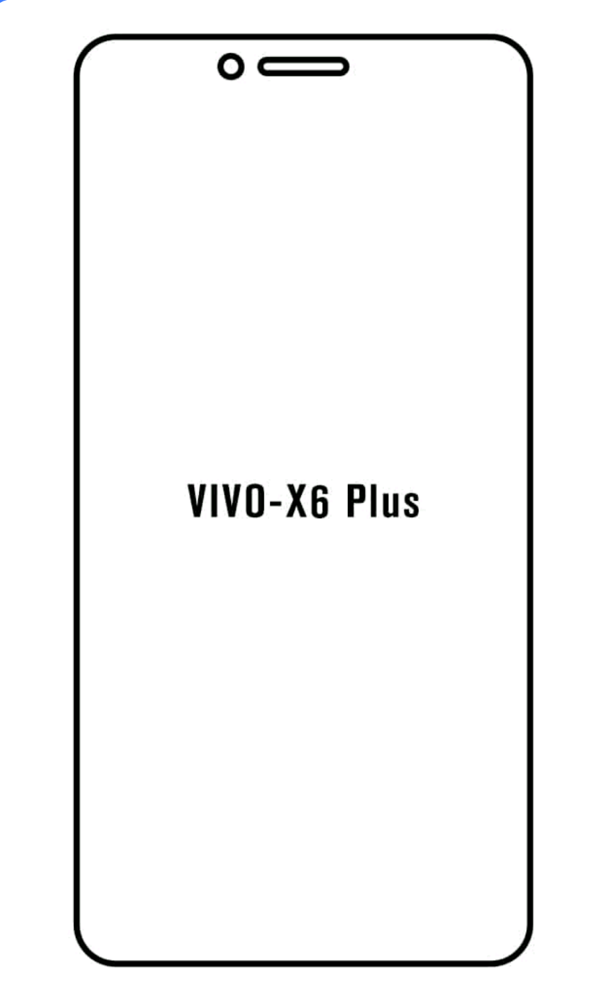 Jeco 99F Kit de Mica Hidrogel AZUL Frontal+Trasera VIVO X6 PLUS