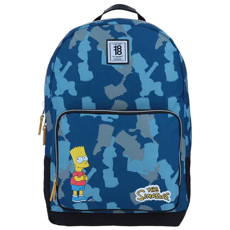 Mochila 1818 Chenson Juvenil Simpson Porta Laptop 15 Bart