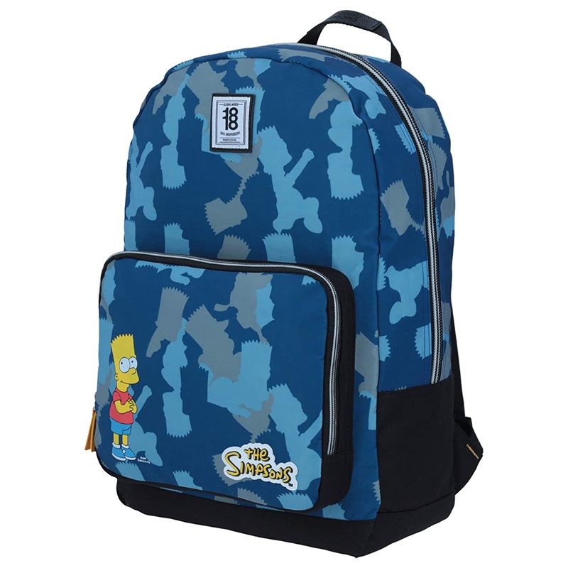 Mochila 1818 Chenson Juvenil Simpson Porta Laptop 15 Bart