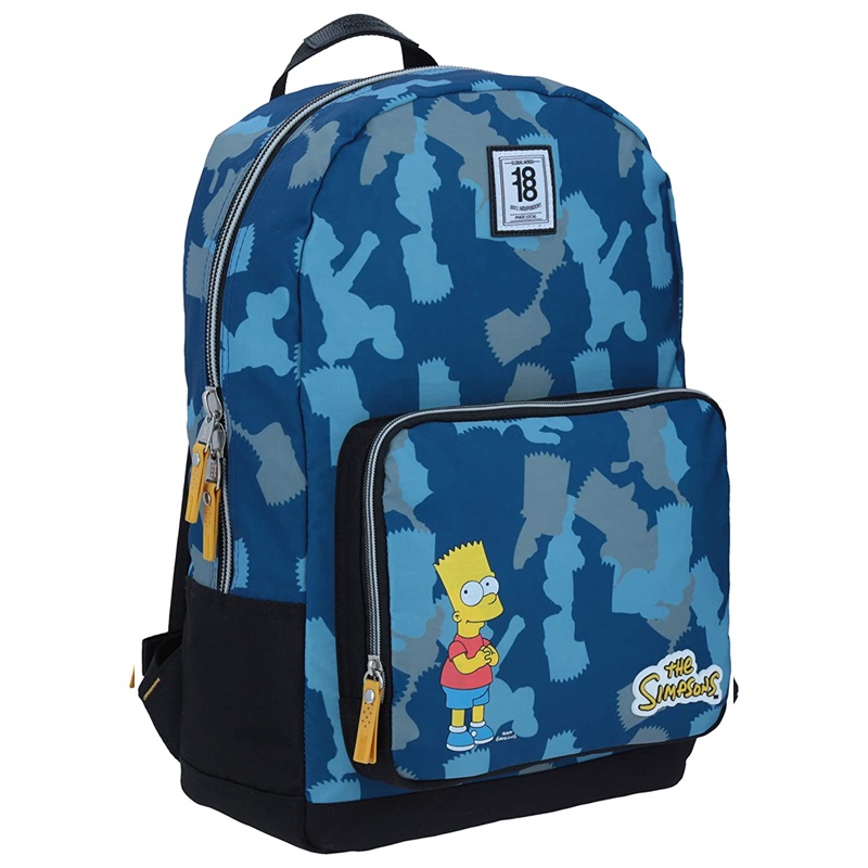 Mochila 1818 Chenson Juvenil Simpson Porta Laptop 15 Bart
