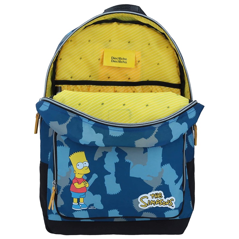 Mochila 1818 Chenson Juvenil Simpson Porta Laptop 15 Bart
