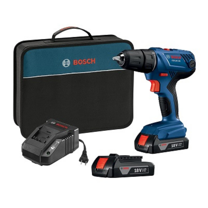 Taladro/Atornillador 18V BOSCH (2) Batería + Bolso