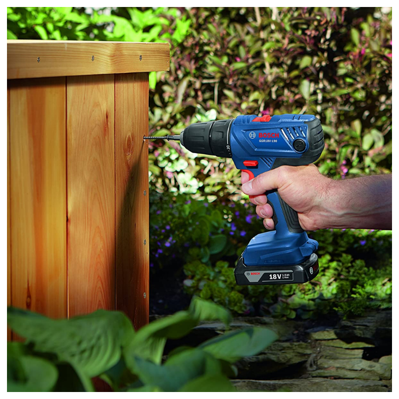 Taladro/Atornillador 18V BOSCH (2) Batería + Bolso