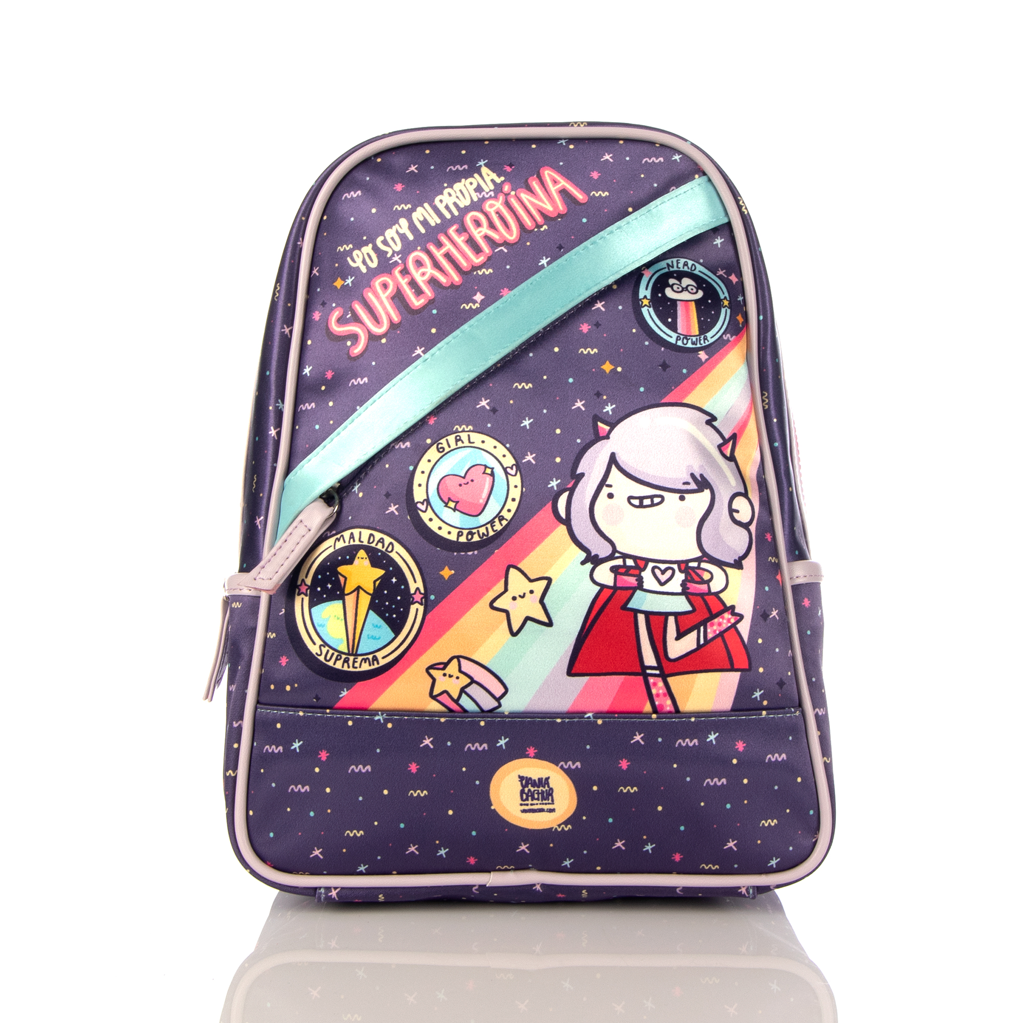 Mini Mochila Vania Bachur Superheroína Original