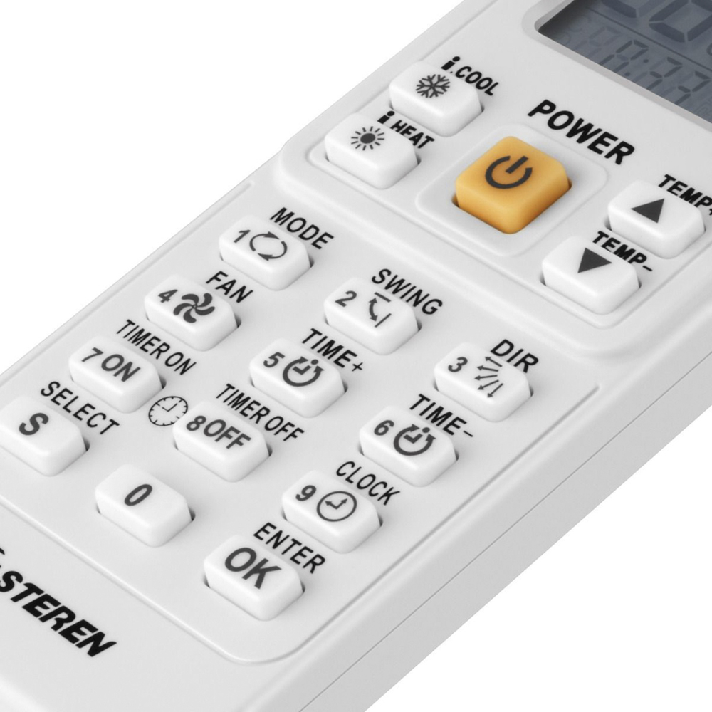 Control Remoto Universal para Aire Acondicionado Mini Solit y Ventana Steren RM-505