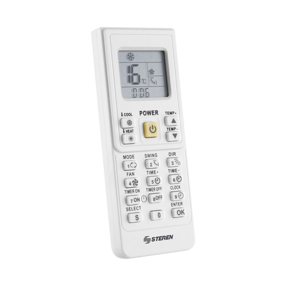 Control Remoto Universal para Aire Acondicionado Mini Solit y Ventana Steren RM-505