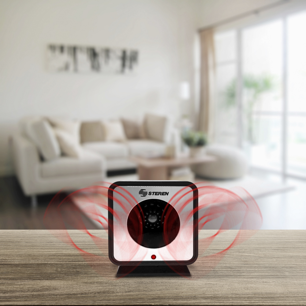Ahuyentador Ultrasónico de Plagas Steren para Ratas, Ratones, Mosquitos, Etc. REPELTRONIC
