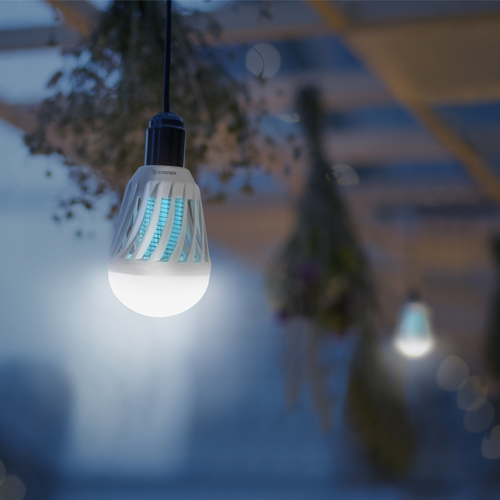 Foco Exterminador de Insectos Voladores Steren LAMTRONIC