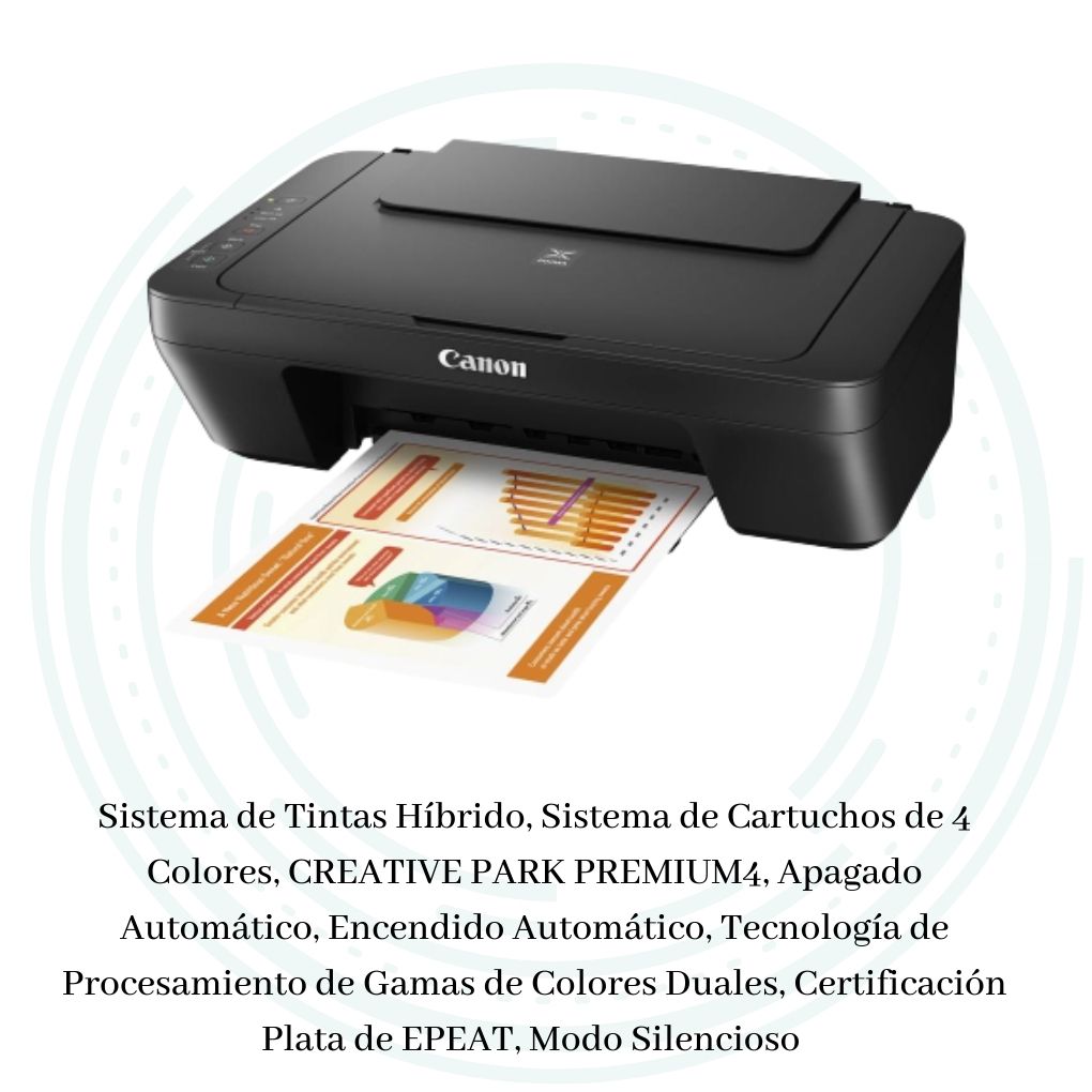 Impresora Multifuncional de tinta Impresora de Inyección de Tinta Color Canon Pixma MG2510