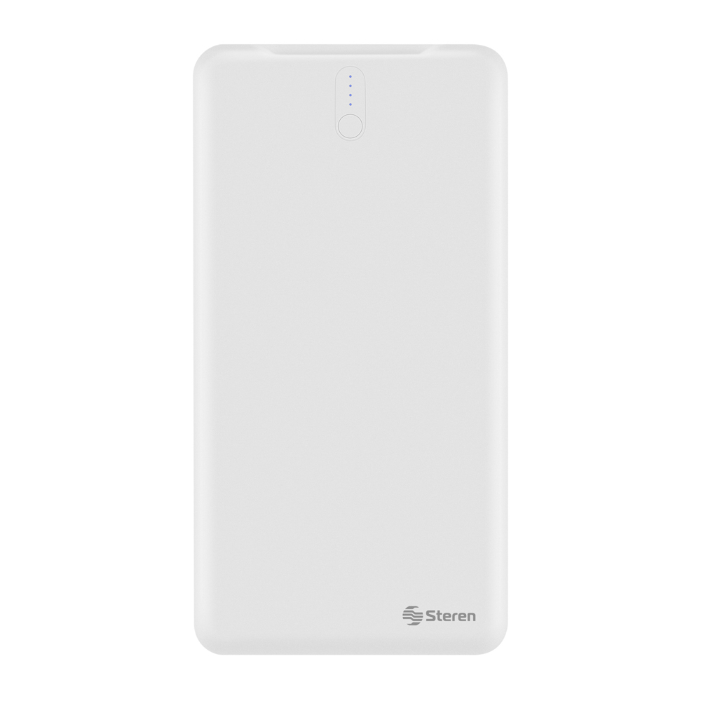 Batería de Respaldo Power Bank Steren con 12,000 mAh y 2 Salidas USB MOV-1010