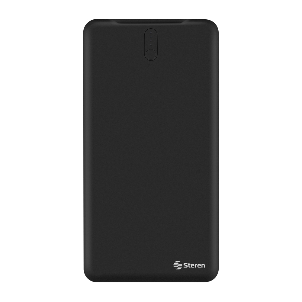 Batería de Respaldo Power Bank Steren con 12,000 mAh y 2 Salidas USB MOV-1010