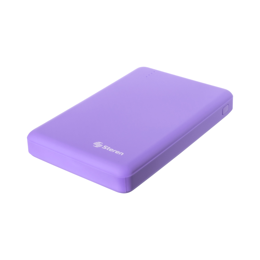 Batería de Respaldo Power Bank Steren con 5,000 mAh y Salida USB MOV-1058 Texturizada