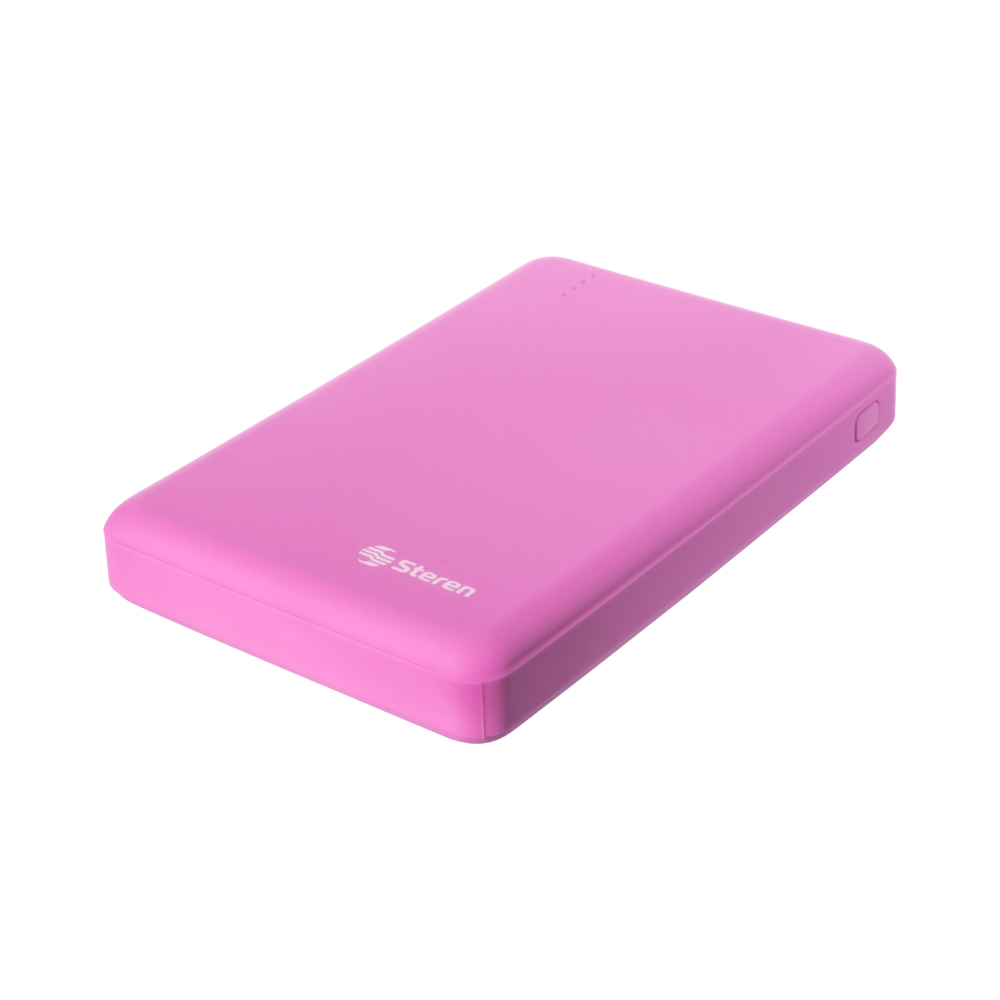 Batería de Respaldo Power Bank Steren con 5,000 mAh y Salida USB MOV-1058 Texturizada