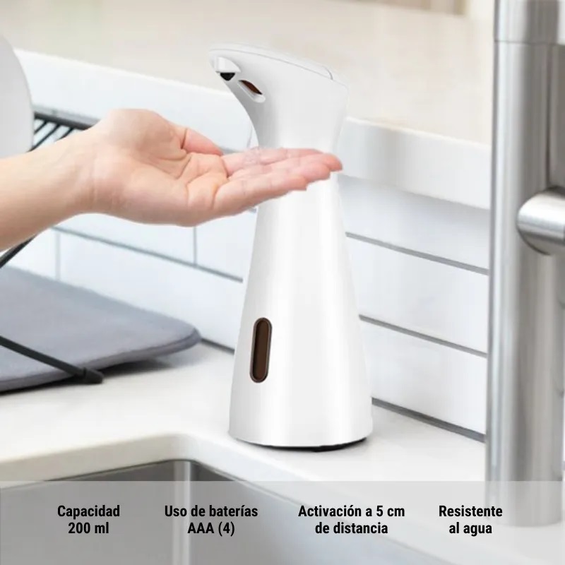 Dispensador automático liquido desinfectante.