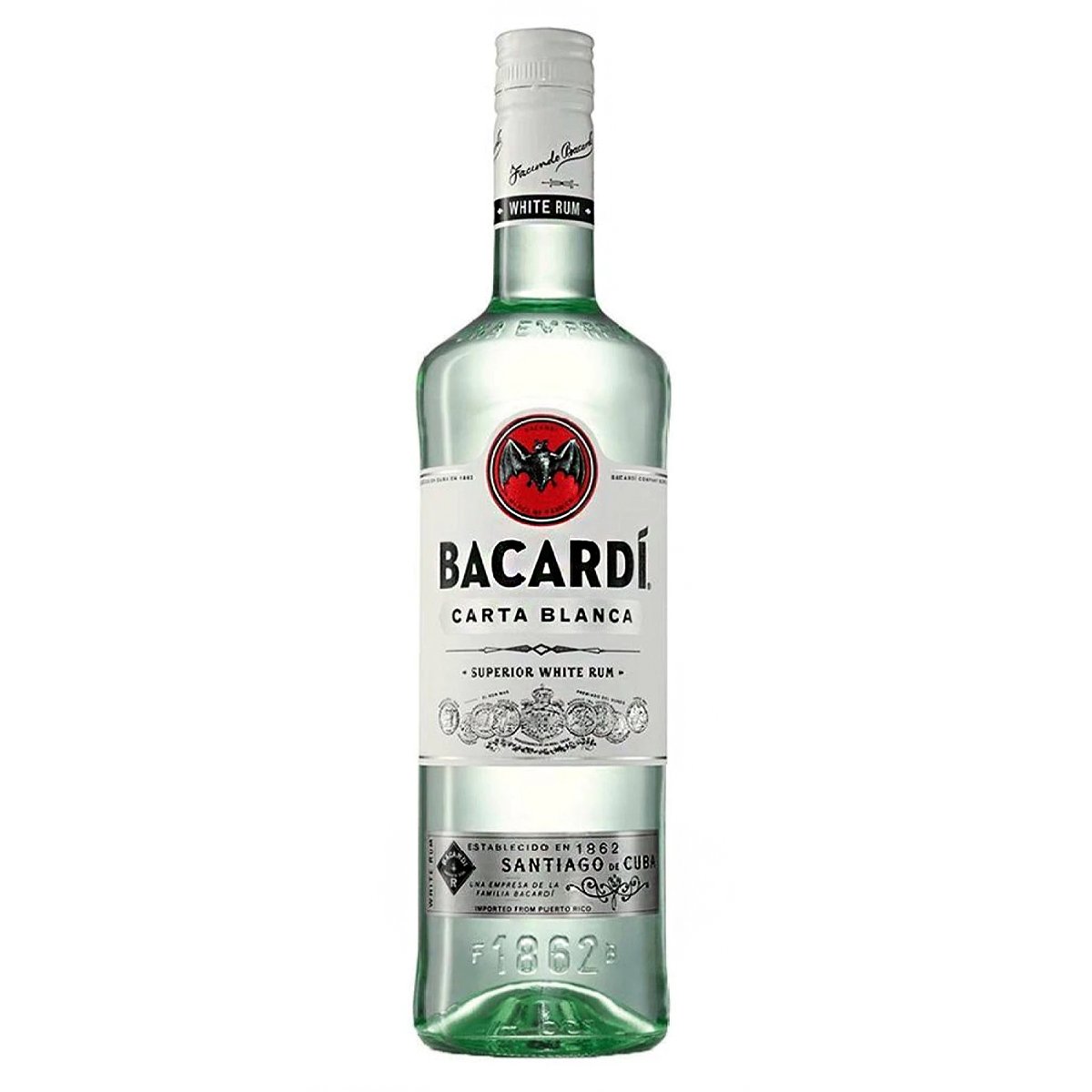 Ron Bacardi blanco - Carta Blanca 980 ml 