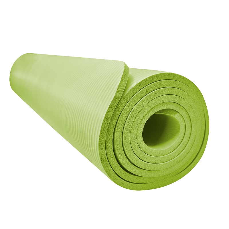 Tapete para yoga de superficie plana Verde