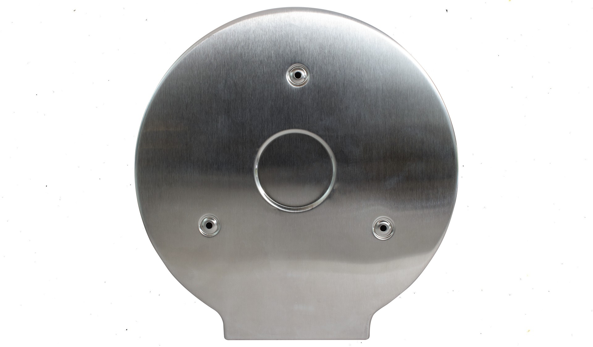 Despachador para Papel Higiénico Jumbo Oval en Acero Inoxidable de 600 Mts 