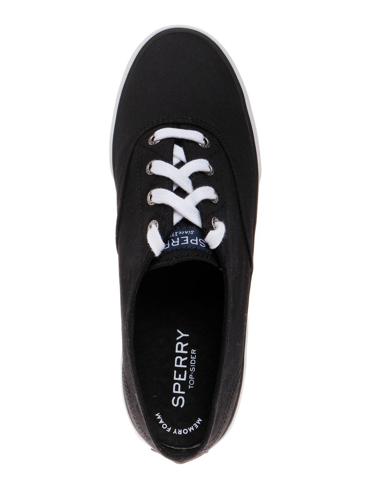 Sperry mujer online negro