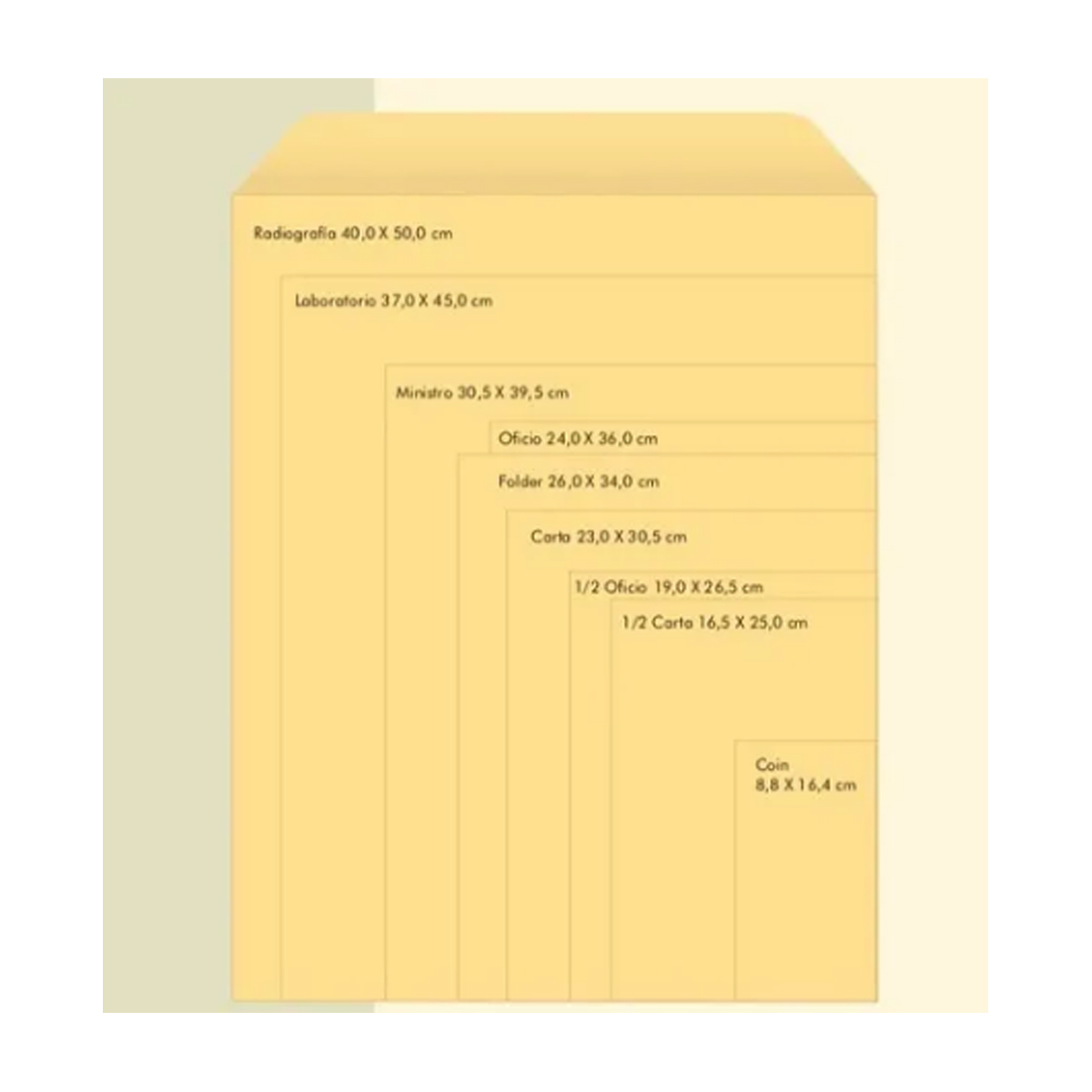 Pack de 500 Sobres Para Nómina Coin Mapasa 8.8 X 16.2 Cm Cst