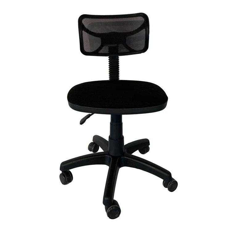 Mesa escritorio madera y cristal silla reforzada con malla mesh secretarial oficina escuela