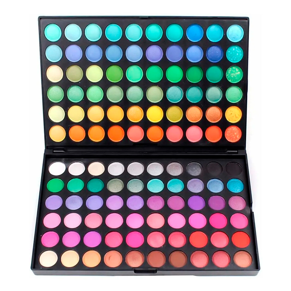 120 Colores Paleta De Sombras Larga Duración Para Maquillaje Mas Set De Brochas .