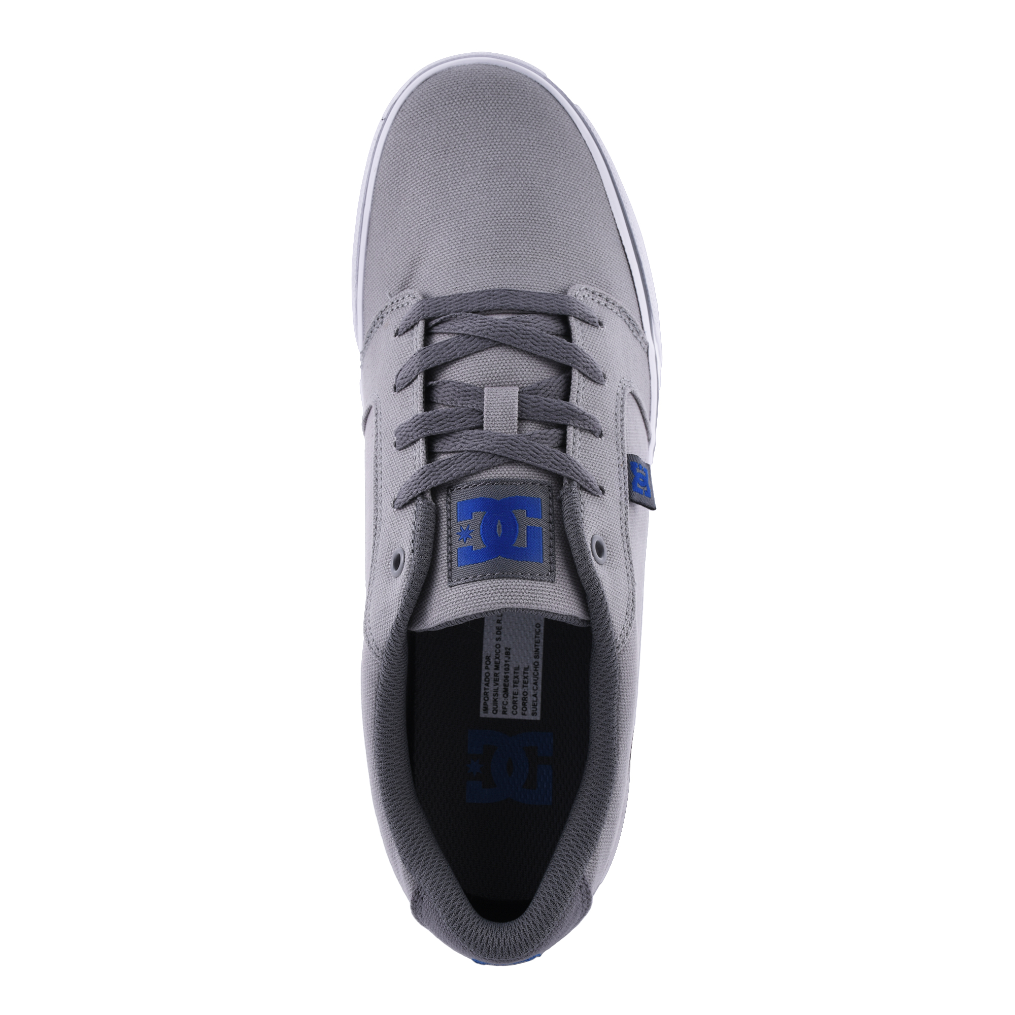 Tenis Dc Hombre Anvil Tx Light Gris 320040Ggg