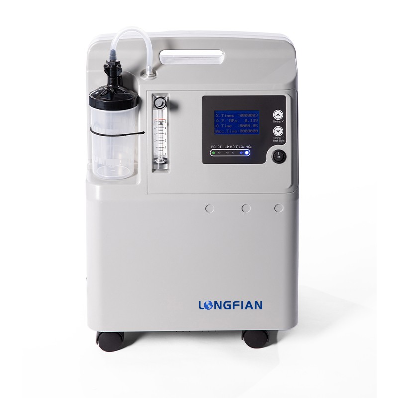 CONCENTRADOR DE OXÍGENO PREMIUM 10 LITROS LONGFIAN 24/7 FIJO C/ ACCESORIOS 