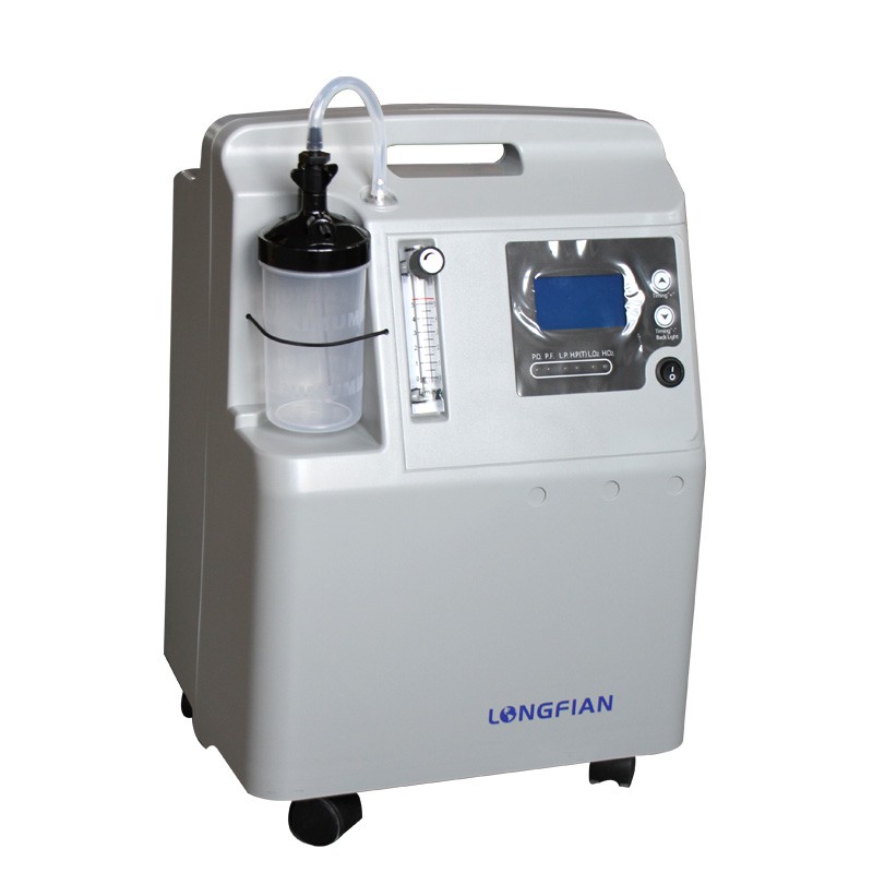 CONCENTRADOR DE OXÍGENO PREMIUM 10 LITROS LONGFIAN 24/7 FIJO C/ ACCESORIOS 