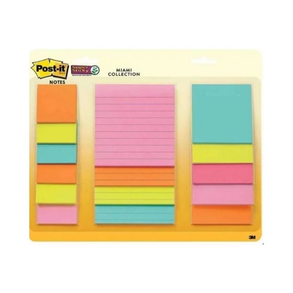 Notas Autoadheribles Post-it Varios Tamaños Y Colores 