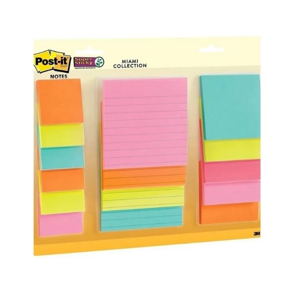Notas Autoadheribles Post-it Varios Tamaños Y Colores 