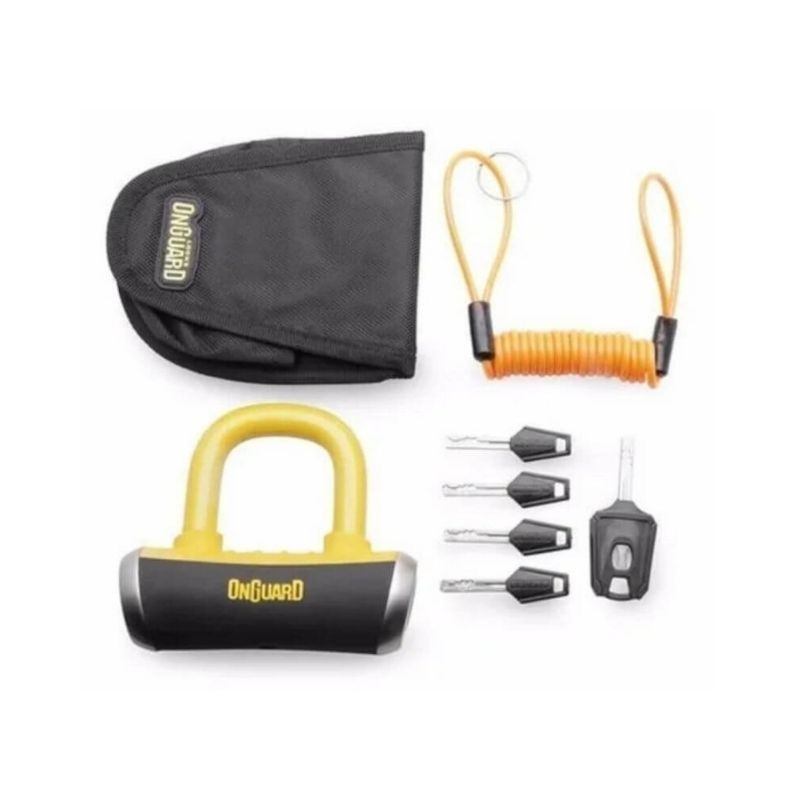 Candado En U Onguard Con Recordatorio De Disco Bóxer 8048c
