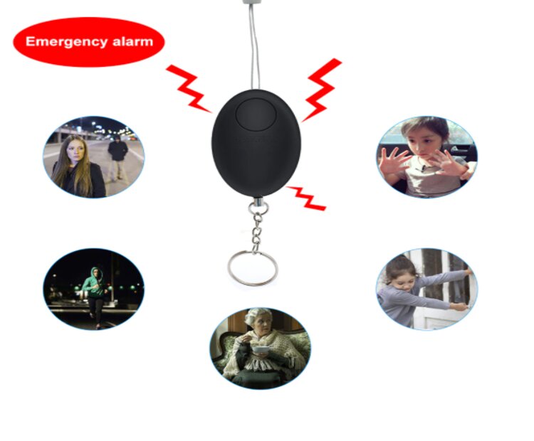 Alarma -Llavero Azul Defensa Personal , Sonido de Panico 