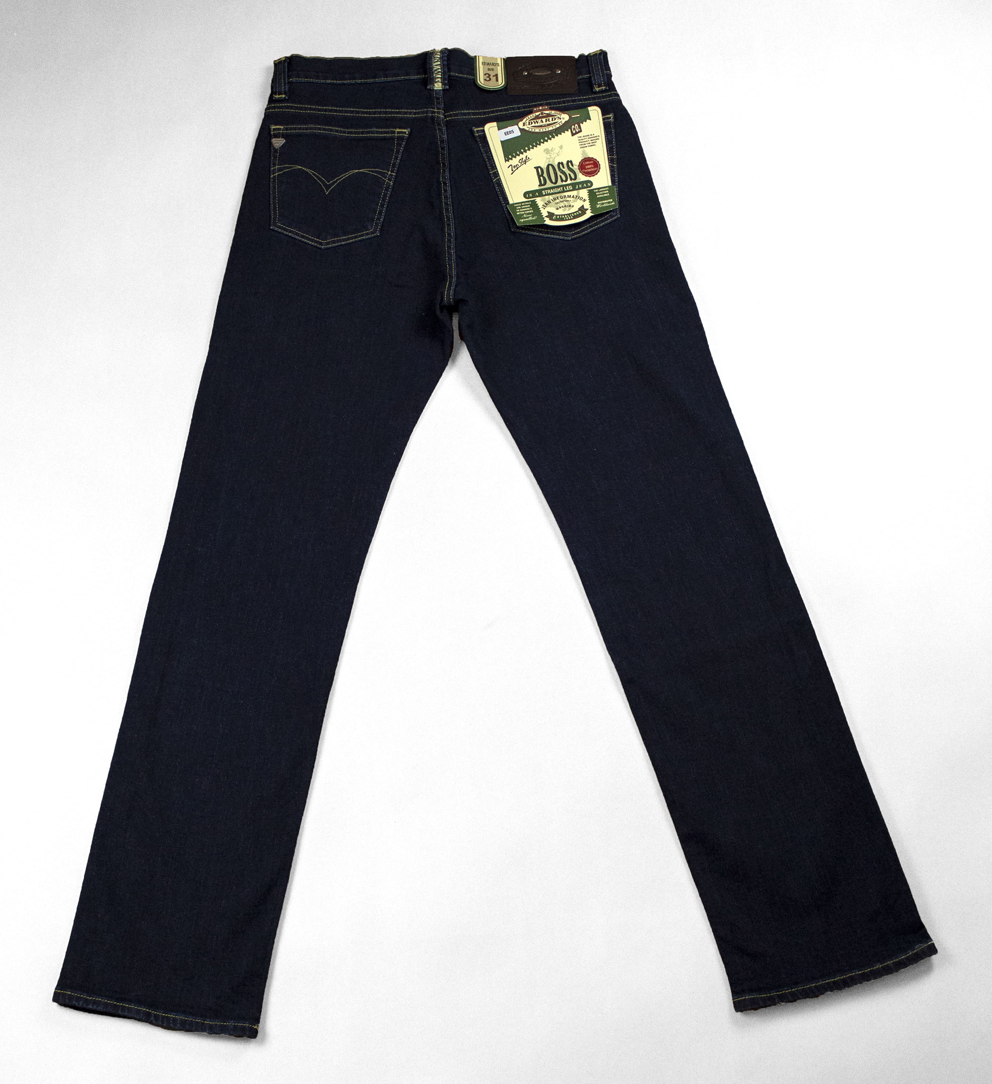 Jeans De Hombre Corte Recto EE05