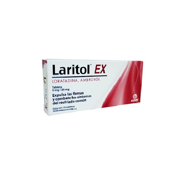 Laritol EX Loratadina / Ambroxol -- 10 tabletas