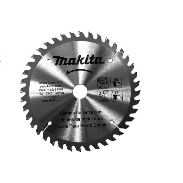 Disco Para Sierra Circular 6-1/2 Makita D51328