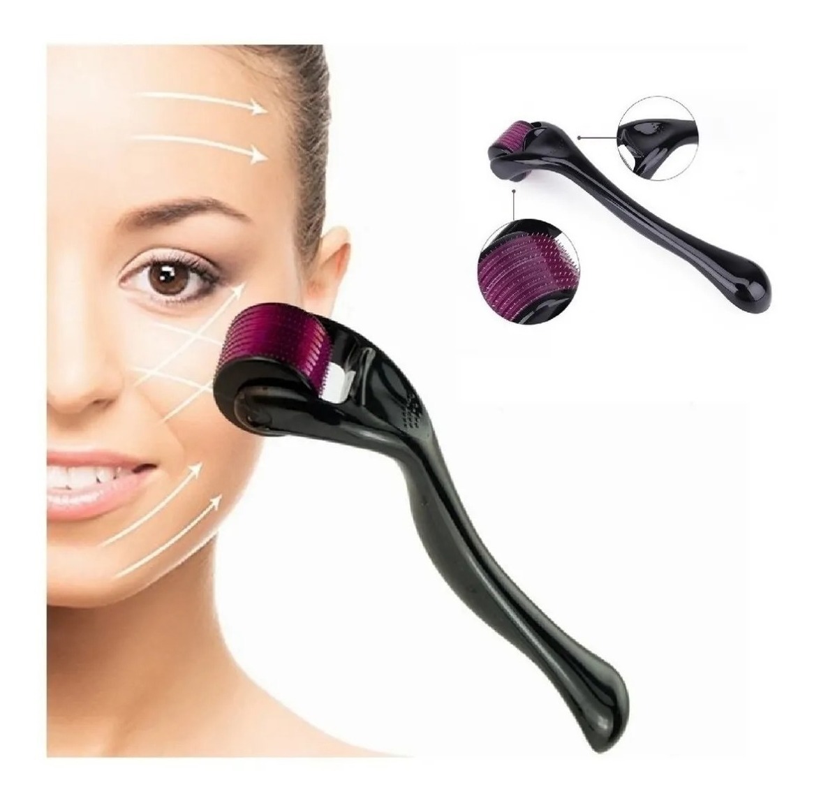 Dermaroller Facial Regenera Colageno Derma Roller 0.5mm