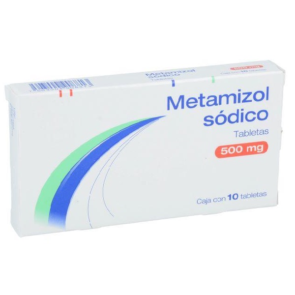 Metamizol sódico 50mg -- 10 tabletas