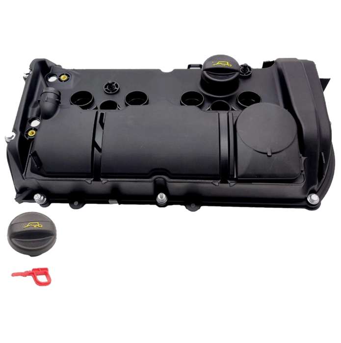 TAPA DE PUNTERIAS CON VALVULA PCV, JUNTA DE PUNTERÌAS TORNILLOS Y GRIFO DE PURGADO PARA MINI COOPER CHILI 07-13 1.6L TURBO NUEVA