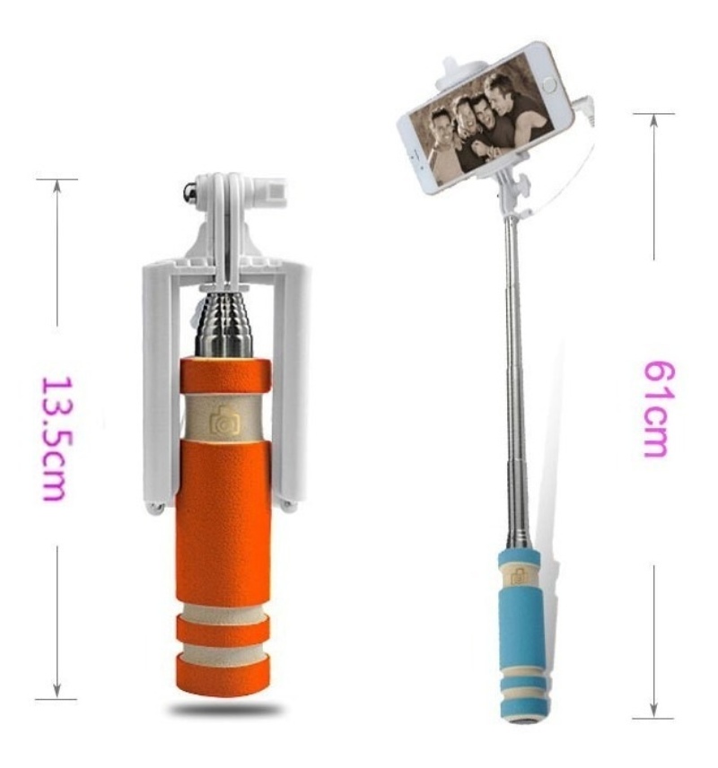Mini bastón para selfies brazo monopod 