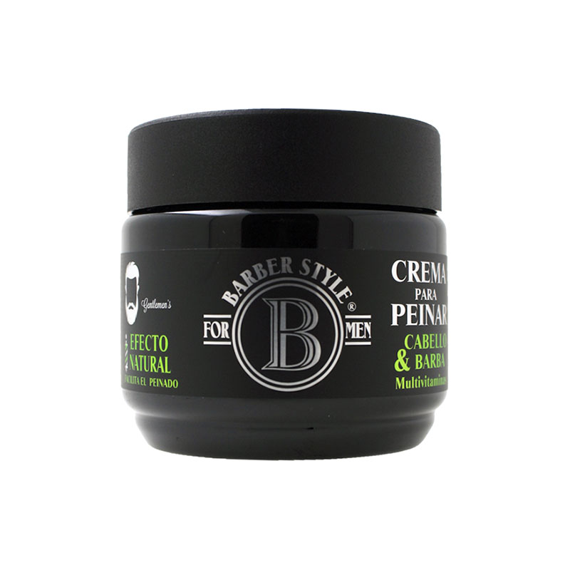 Caja Crema para peinar para caballero Barber style for B Men 200gr (8pz) CPBS-200