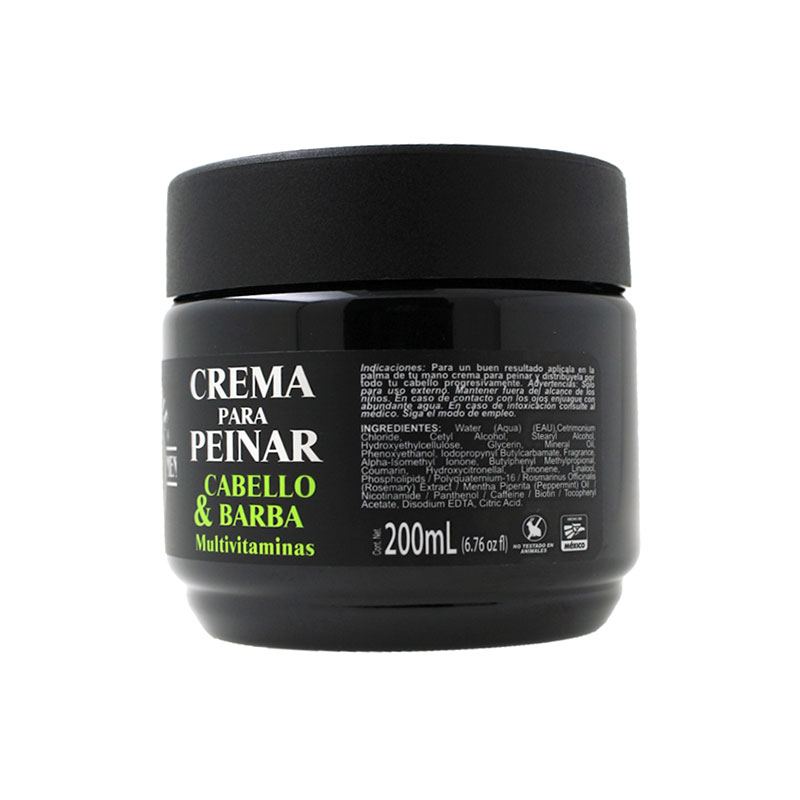 Caja Crema para peinar para caballero Barber style for B Men 200gr (8pz) CPBS-200