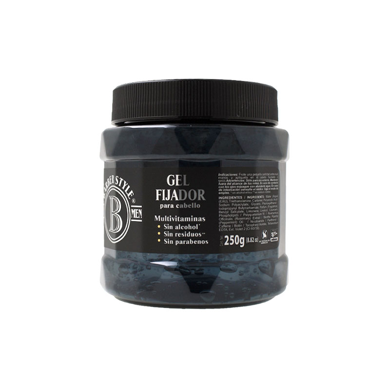 Caja Gel para caballero Barber style for B Men 250gr (12pz) CGBS-250