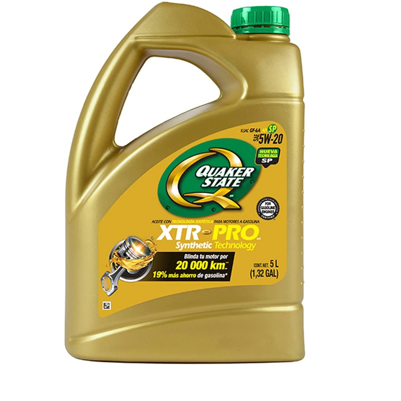 ACEITE SAE 5W-20 XTR-PRO TECNOLOGIA SINTETITA QUAKER STATE