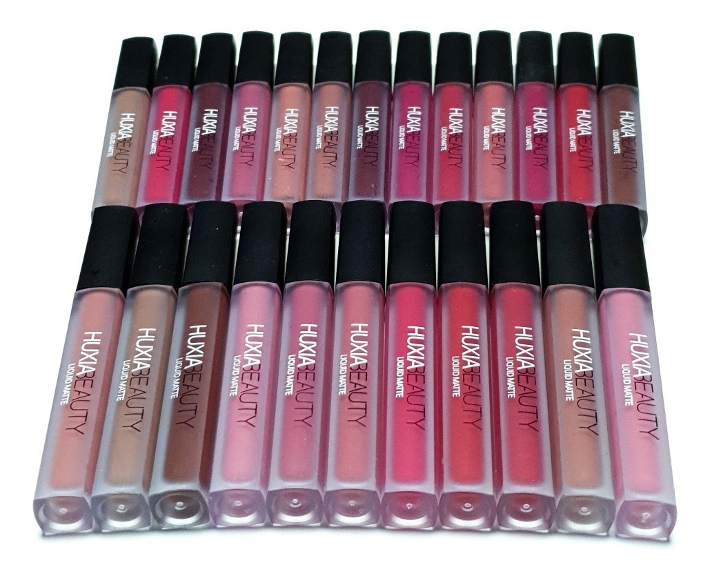 Labiales Mate Huxia Beauty 48 Piezas Matte Liquido Indeleble