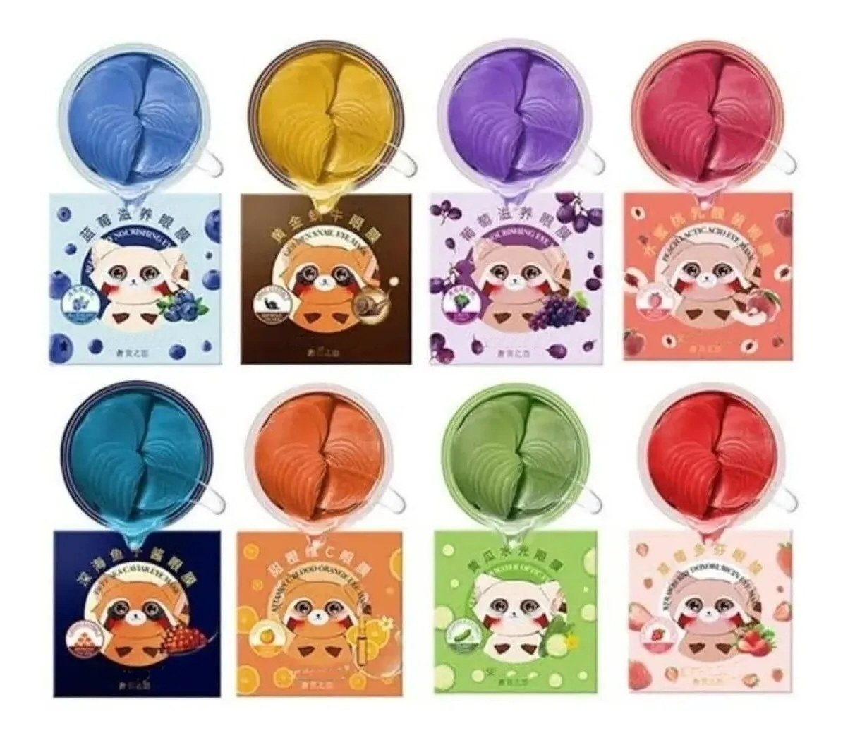 Parches Hydrogel Acido Hialuronico Anti Ojeras Hidrata 60pz