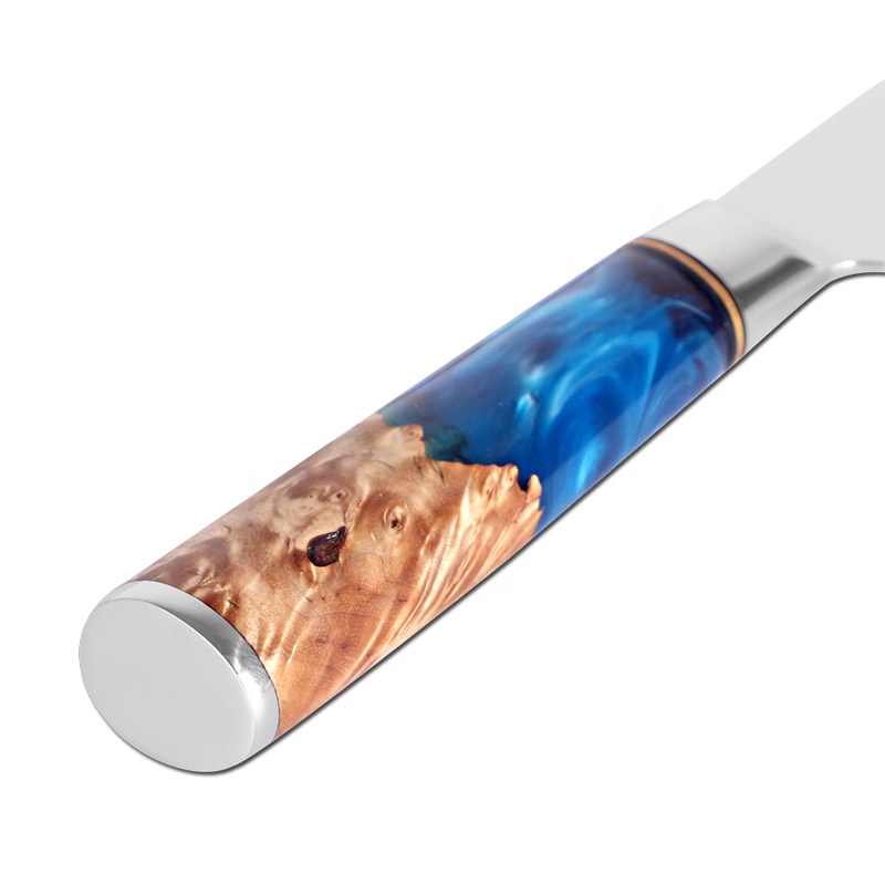 Cuchillo Chopping tipo Hacha 7.5 pulgadas en Acero de Damasco 