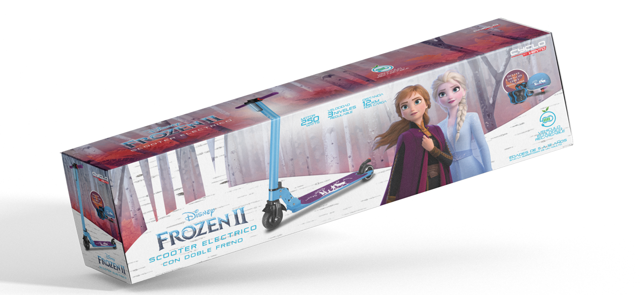 Scooter Patin Eléctrico Frozen Disney